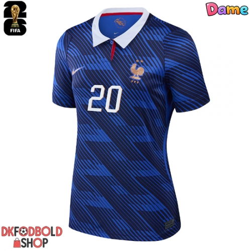 Frankrig Desire Doue #20 Hjemmebanetrøje Dame VM 2026 Kort ærmer